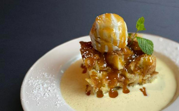 BREAD PUDDING WITH CRÈME ANGLAISE